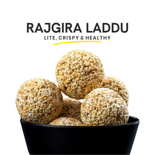 Stuti's Rajgira Laddu (80g) - Indian Delightful Sweet Treat (12Pcs)